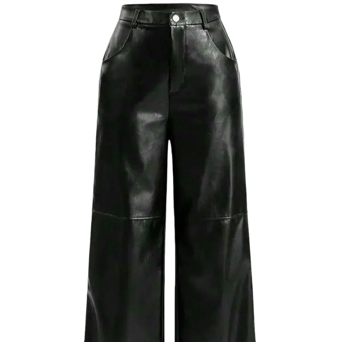 Pantalones De Cuero Mujer Pantalones De Cuero Deportivos Ajustados De Cintura Alta Y Cómodos para Mujer para Otoño E Invierno-Blanco-L