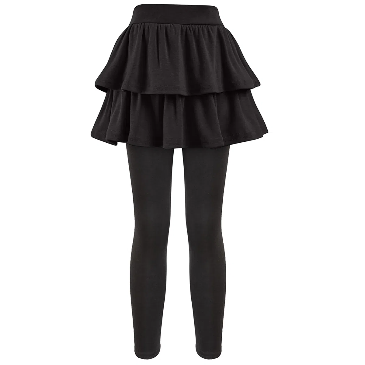 GUOWU - Leggings de Uniforme Escolar para niñas con Faldas elásticas cálidas 4-12 años