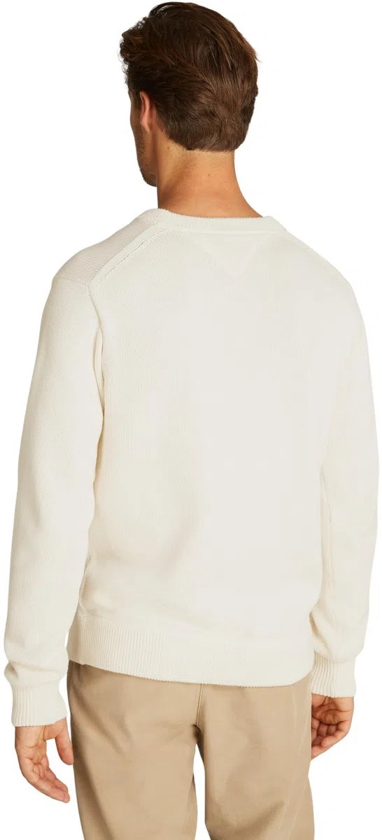 Tommy Hilfiger Jersey Hombre Chunky Cotton Crew Neck Jersey de Punto