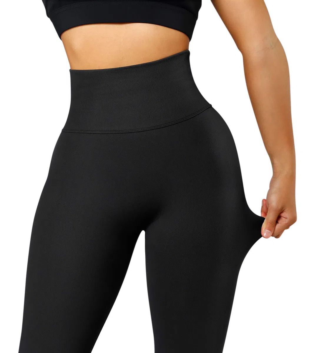RXRXCOCO Leggings deportivos de cintura alta para mujer, largos, opacos, push-up, para correr, para correr