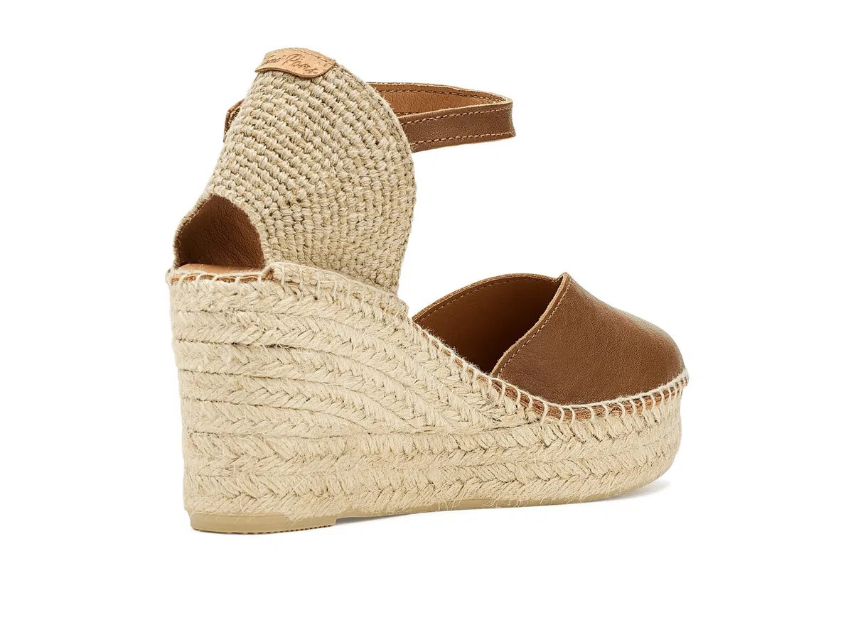 Toni PONS - Toni Pons - Alpargatas de Cuña Magda-P para Mujer en Piel Marrón - Cuero