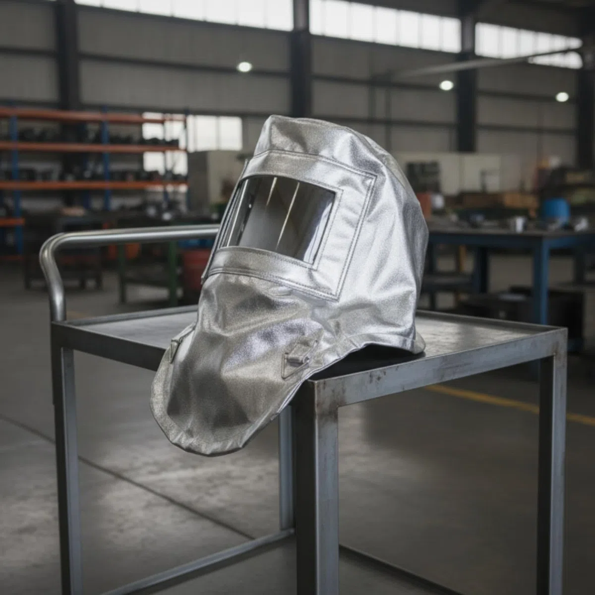 Capuc Aluminizada Anticalórico Capuc con Pantalla Reflectante Protectora Aluminizada para Trabajos en Caliente
