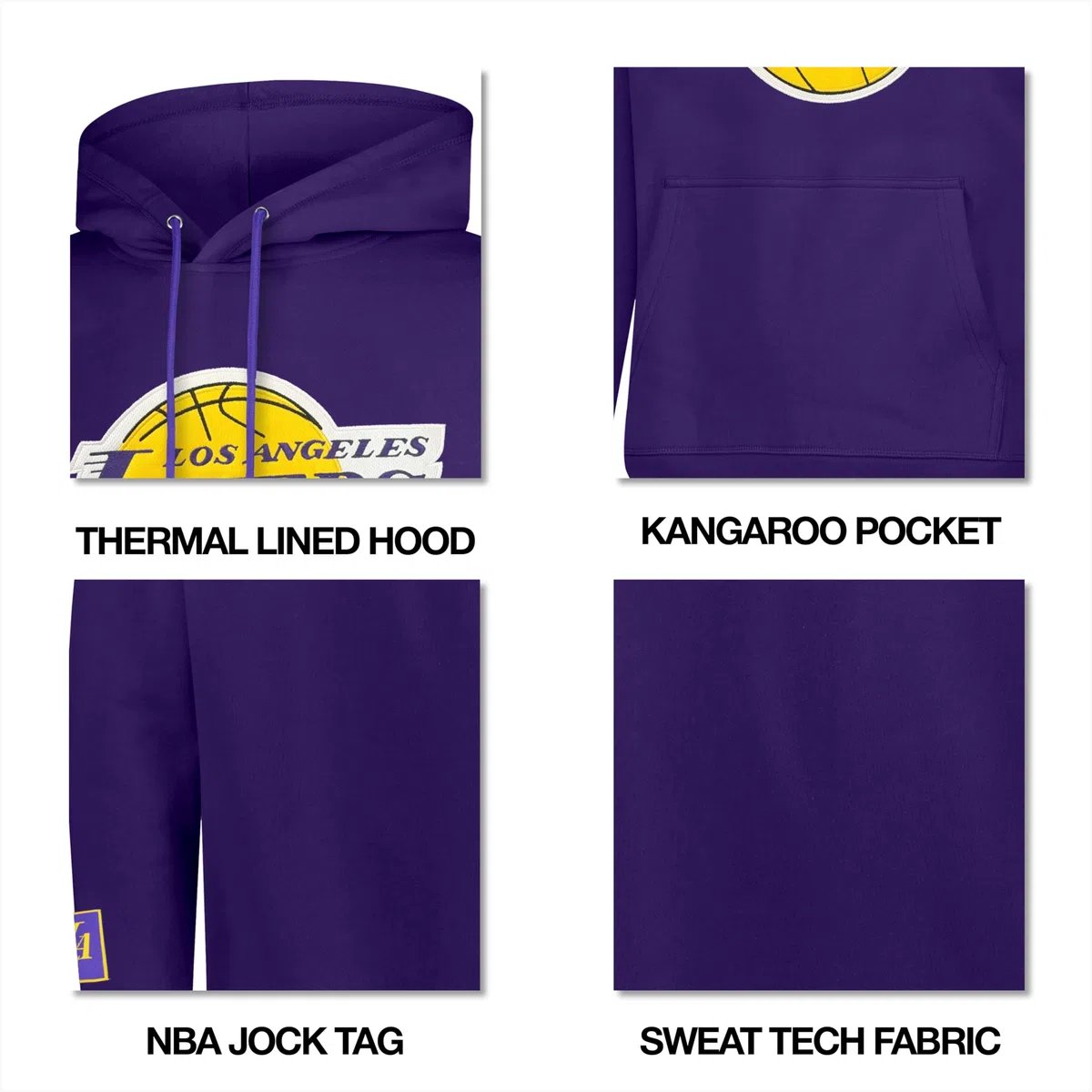 Ultra Game Sudadera con capucha bordada clásica oficial de la NBA para adultos, Memphis Grizzlies, color del equipo, talla M