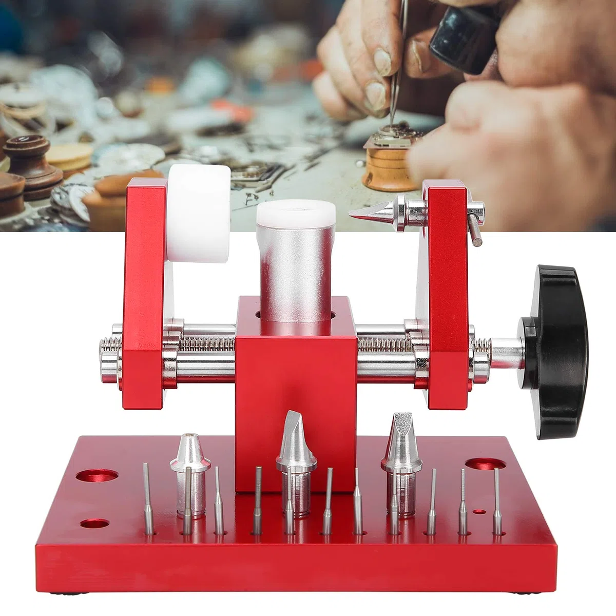 Abridor profesional de caja de reloj, herramienta de extracción de fondo de caja de reloj, herramienta de extracción de eslabones de correa de bisel de relojes, herramientas de mantenimiento