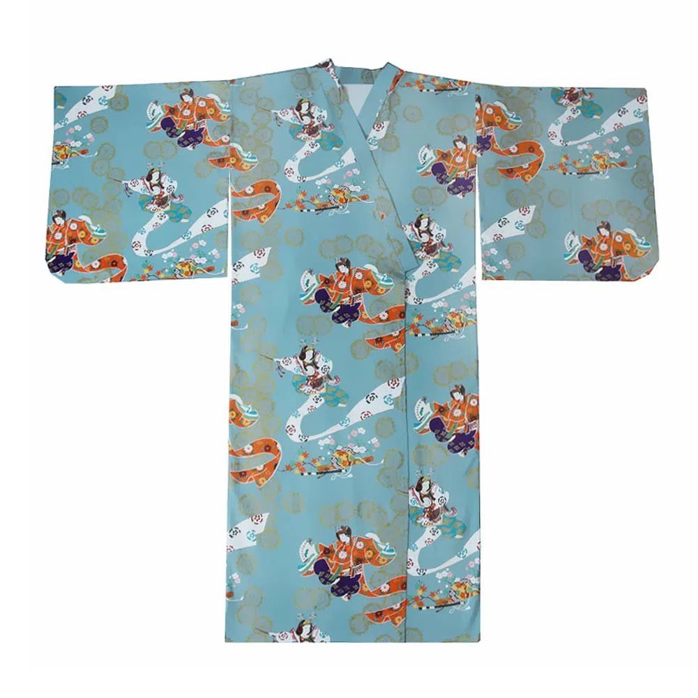 FANCYPUMPKIN Albornoz del traje del Kimono de las mujeres retras del estilo japonés con la pretina, mujeres de la vendimia