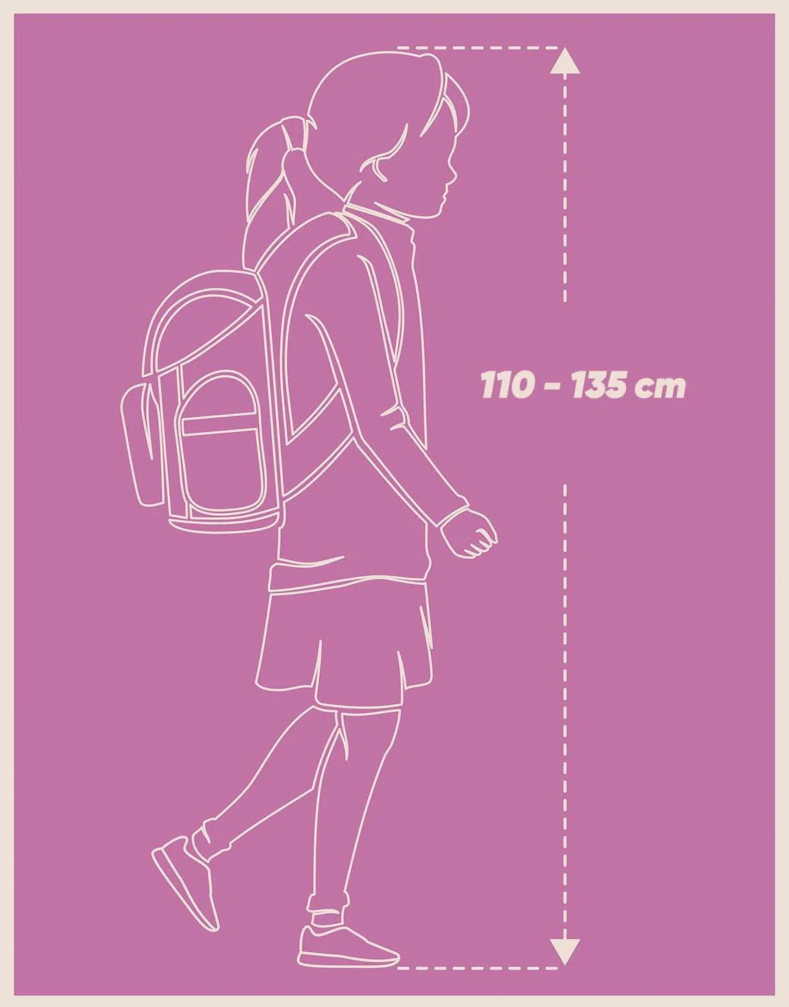 Baagl Mochila escolar para niños y niñas para 1ª clase (o 2ª clase), mochila escolar Ergo para niños y niñas, mochila escolar ligera con correa para el pecho, mariposa, 38, De moda