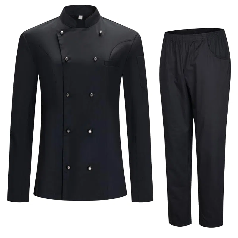 MISEMIYA - Chaqueta y Pantalon Cocinero Hombre - Chaqueta de Chef Hombre - Uniforme Hosteleria - 8501-8312