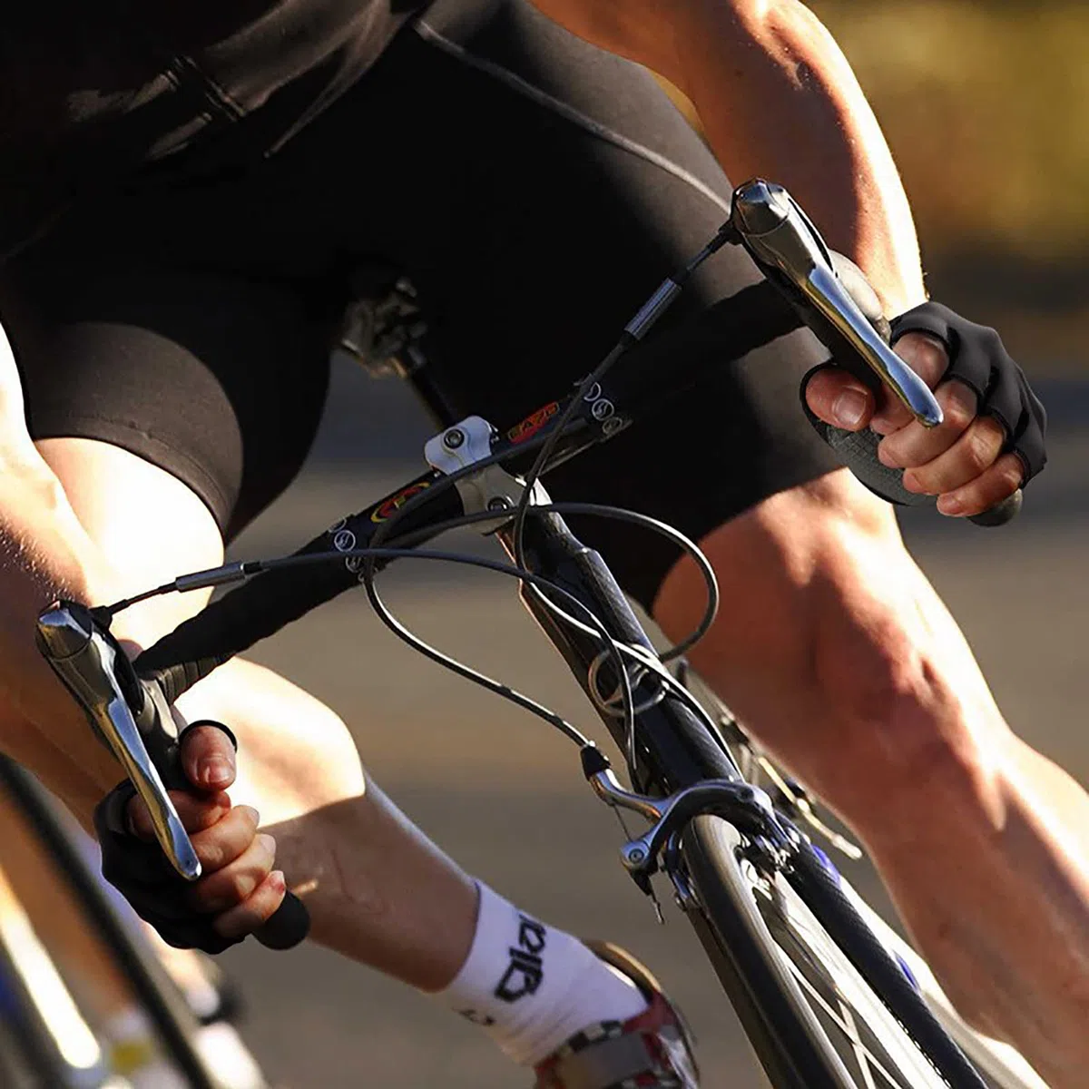 Desconocido Guantes de Ciclismo, Transpirables Guantes con Almohadillas Amortiguadoras para Bicicleta Montaña Bici Gimnasio, Hombre y Mujer