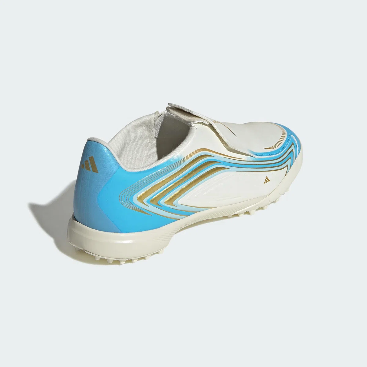 adidas Tenis de fútbol Unisex para niños F50 Messi League sin Cordones