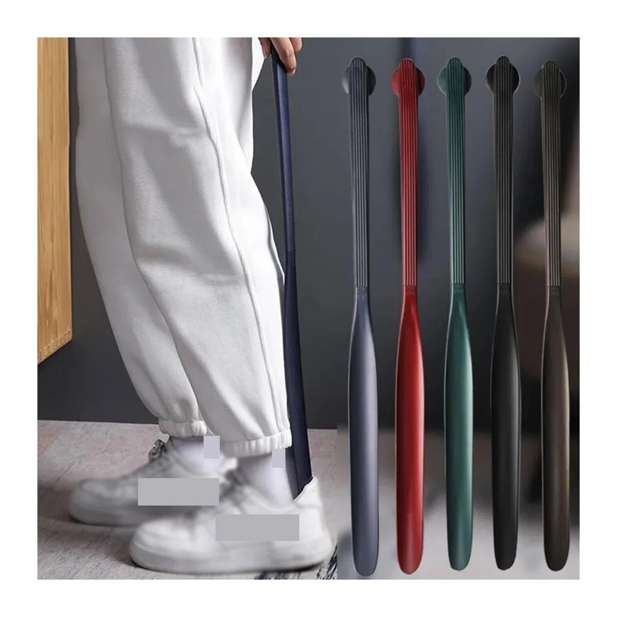 Calzador profesional de mango largo, útil for levantar zapatos