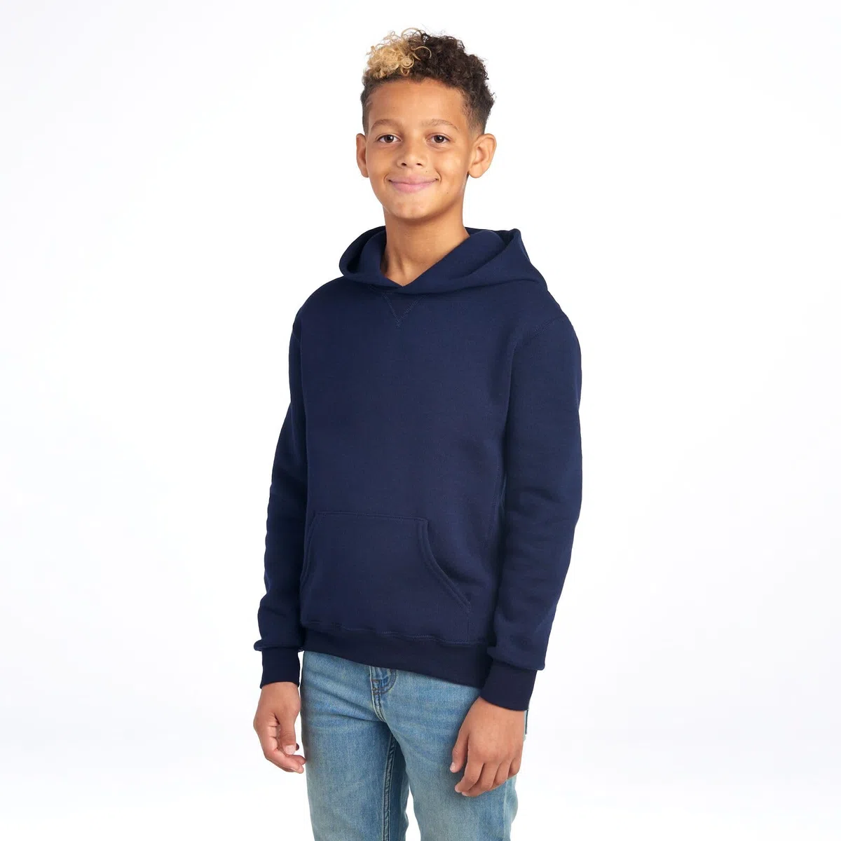 Russell Athletic Sudadera con Capucha de Forro Polar Dri-Power para jóvenes, Absorbe la Humedad, Tallas S-XL