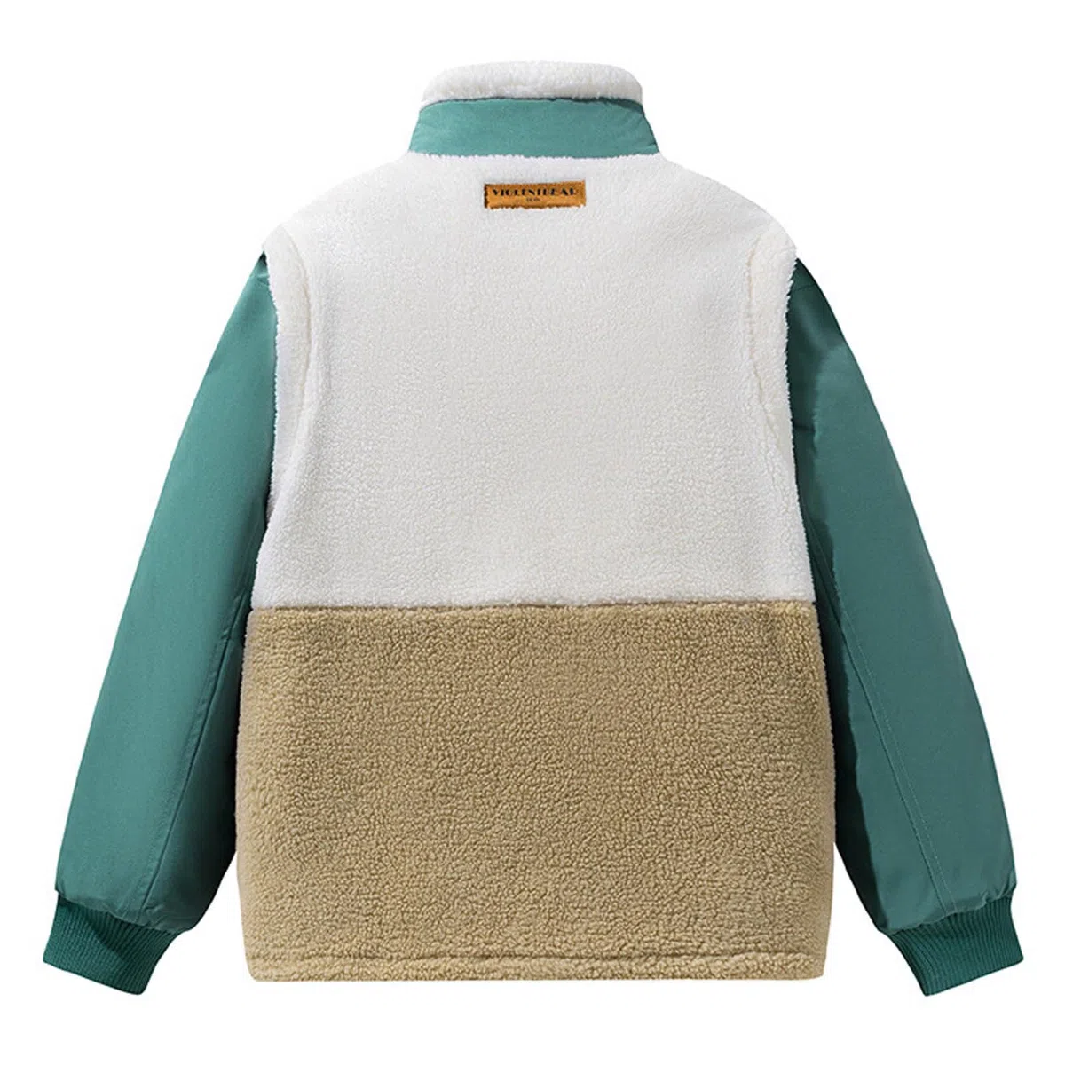 Chaqueta Polar Hombre Talla Grande, Chaqueta de Abrigo Informal cálida Acolchada y Gruesa con Bloqueo de Color para otoño e Invierno para Hombre