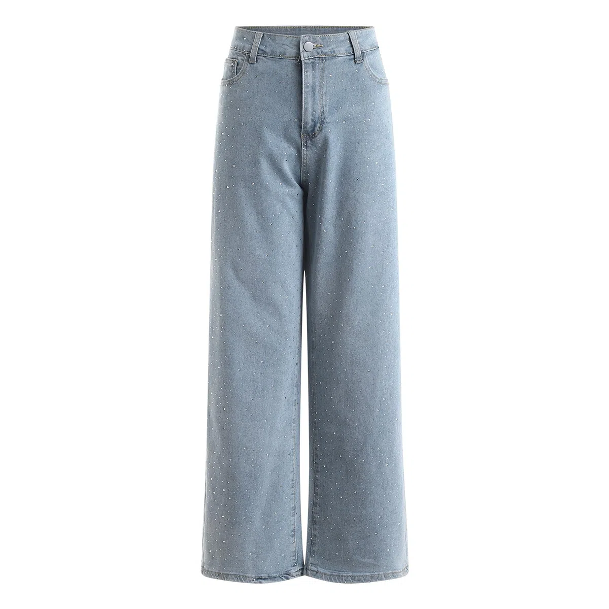 Baggy Mujer Pantalones Vaqueros Largos De Pierna Ancha Vaqueros Mujer Pantalones Skinny Slim Elásticos Ajustados De Mezclilla Pierna Ancha para Cintura Alta Recta