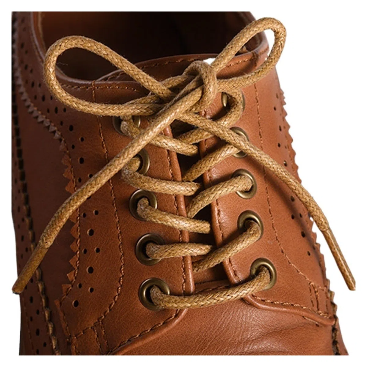 Cordones de zapatos planos, 1 par de cordones de cuero, cordones encerados de algodón, cordones de cuero redondos for zapatos, botas, cordones de zapatos unisex(Red,120cm)