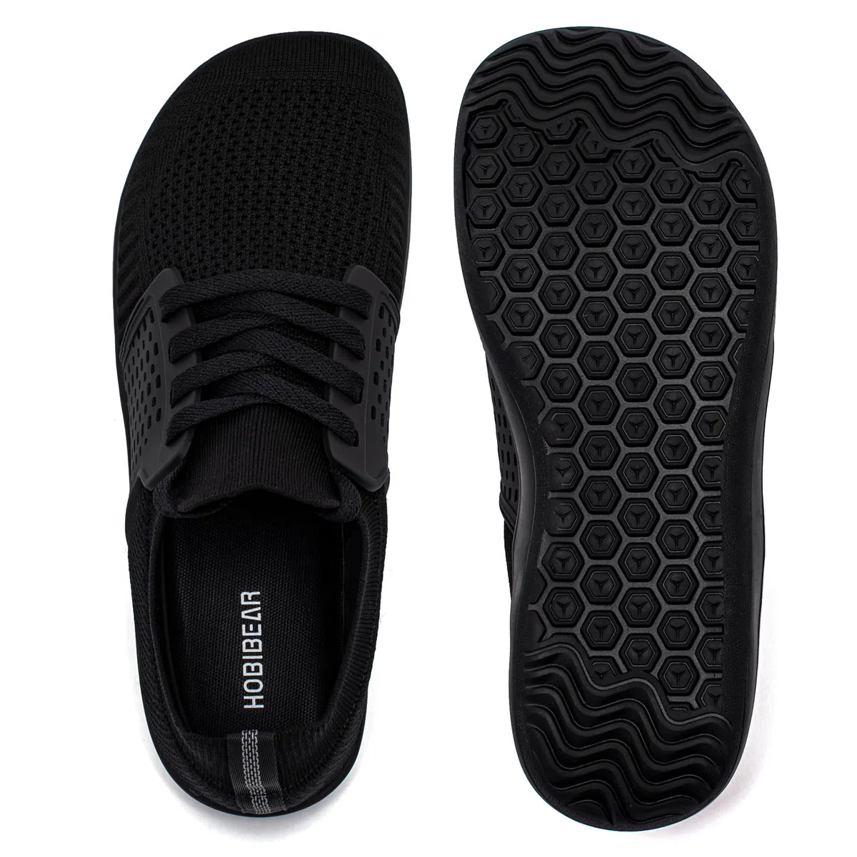 HOBIBEAR Zapatos minimalistas anchos para caminar para hombre y mujer, suela de caída cero, relajación óptima