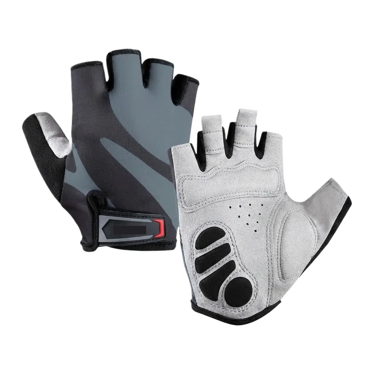 Genérico Guantes de Ciclismo a Prueba Golpes Medio Dedo Unisex for montaña