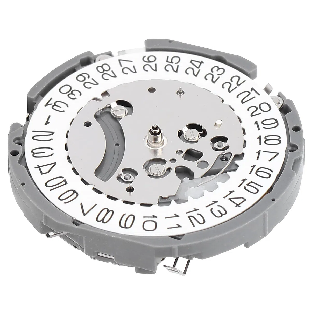 AMONIDA Pieza de Reparación de Cuarzo de Repuesto de Movimiento de Reloj VK63 con Batería para Entusiastas de la Reparación de Relojes Diseño de Aleación Duradera