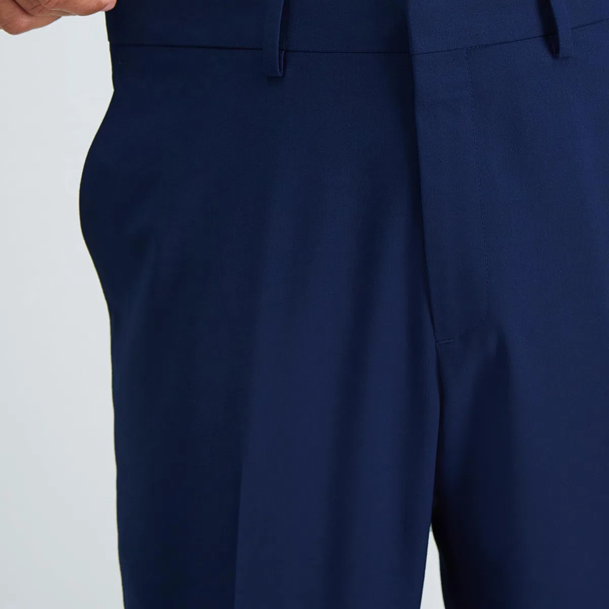 Haggar 4-Way Stretch Straight Fit Flat Front Dress Pant - Pantalones para Vestir Hombre