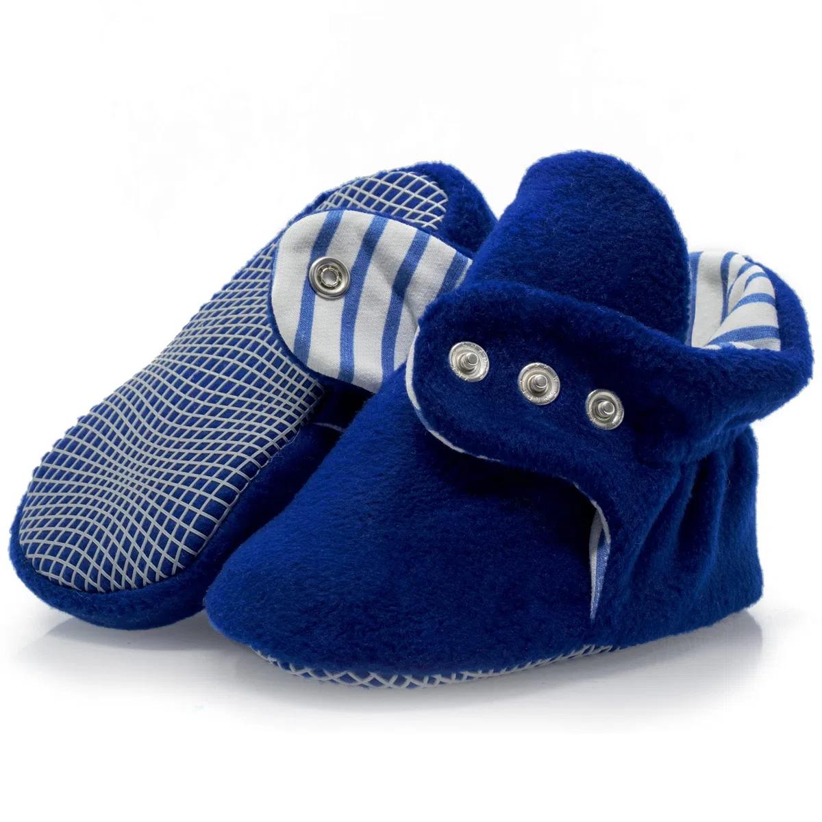 Ella Bonna Mini botines de forro polar con parte inferior antideslizante, flexibles, para bebés y niñas
