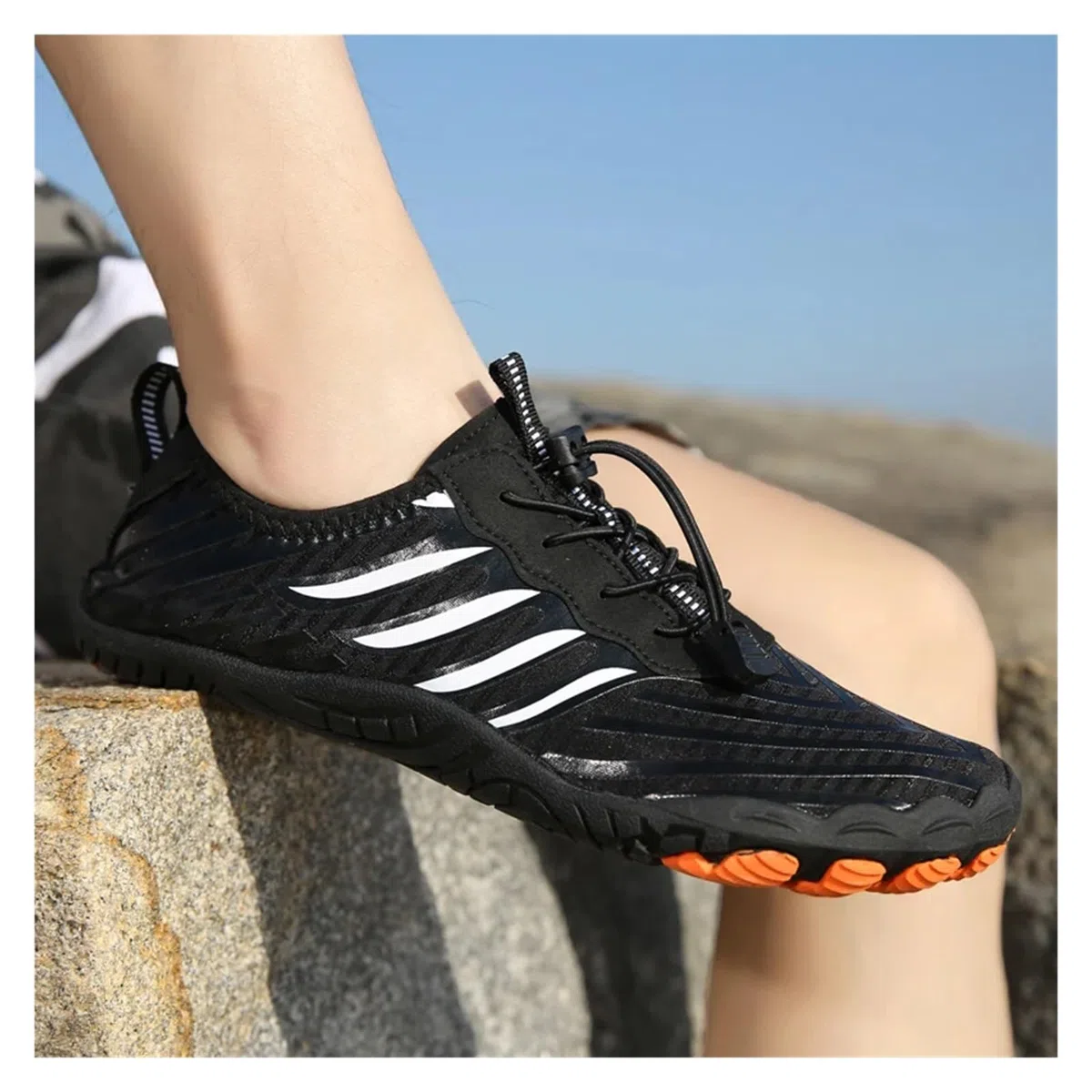 Escarpines Zapatos De Agua For Mujeres Y Hombres, Descalzos, Playa Transpirables, Calzado Deportivo Secado Rápido, Acuáticos Río Mar, Zapatillas Deporte