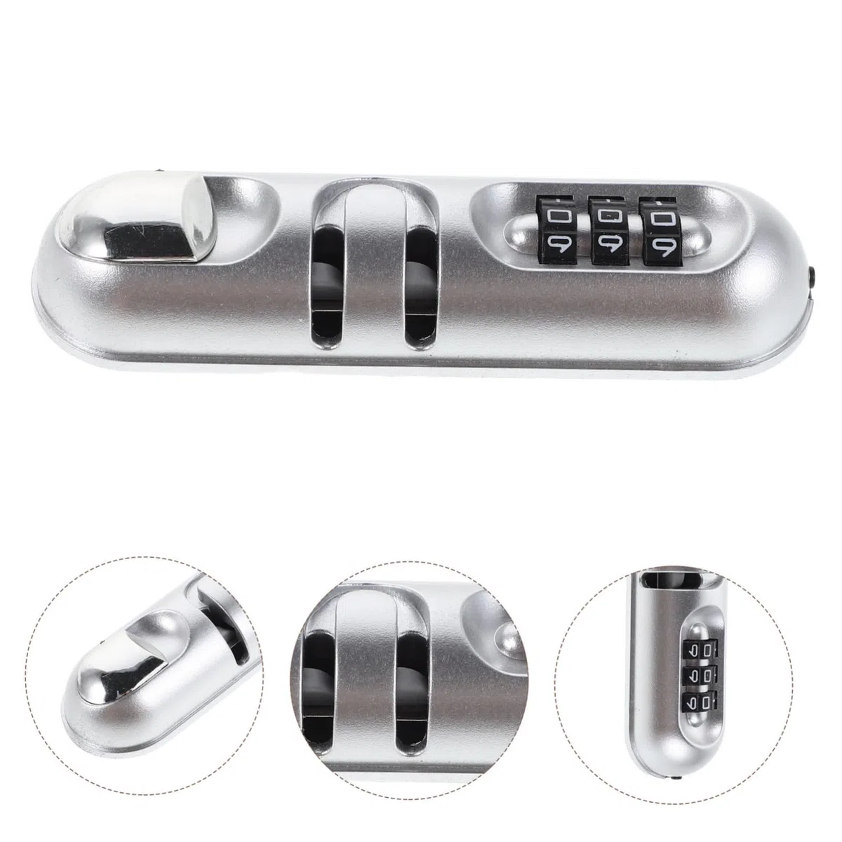3 Piezas Candado para Maletas sin Llave Combinación de Dígitos Cerradura Antirrobo para Equipaje de Viaje Compatible con Mochilas y Maletas Diseño Compacto y Resistente