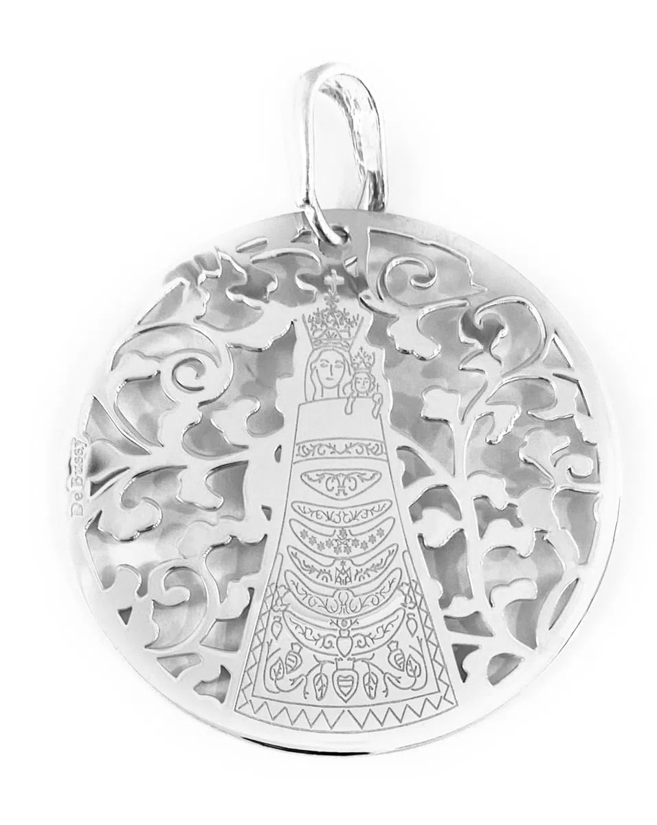 Medalla Virgen de Loreto en plata de ley®