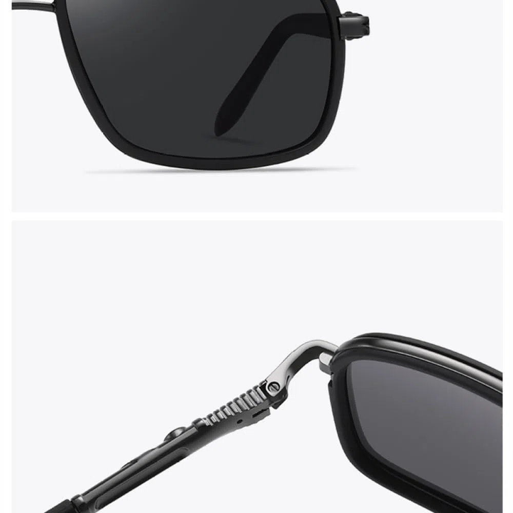 Gafas de sol con montura metálica para hombre, lentes de moda para conducir, gafas para hombre, viajes y pesca