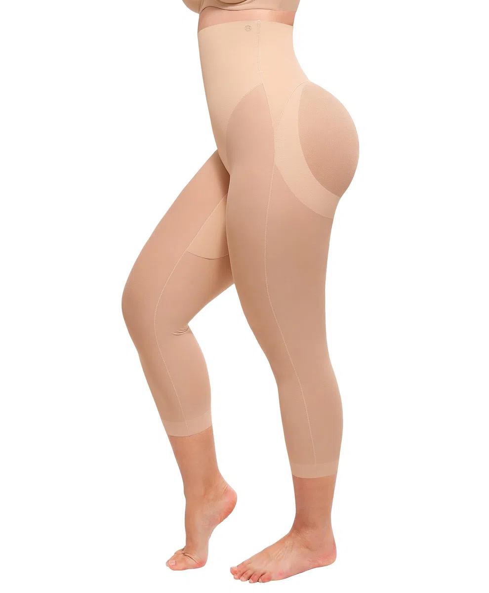 Shapewear para Mujer Capris Leggings para Mujer Control de Barriga Ropa Interior Cintura Alta Cuerpo Levantamiento de glúteos Bragas