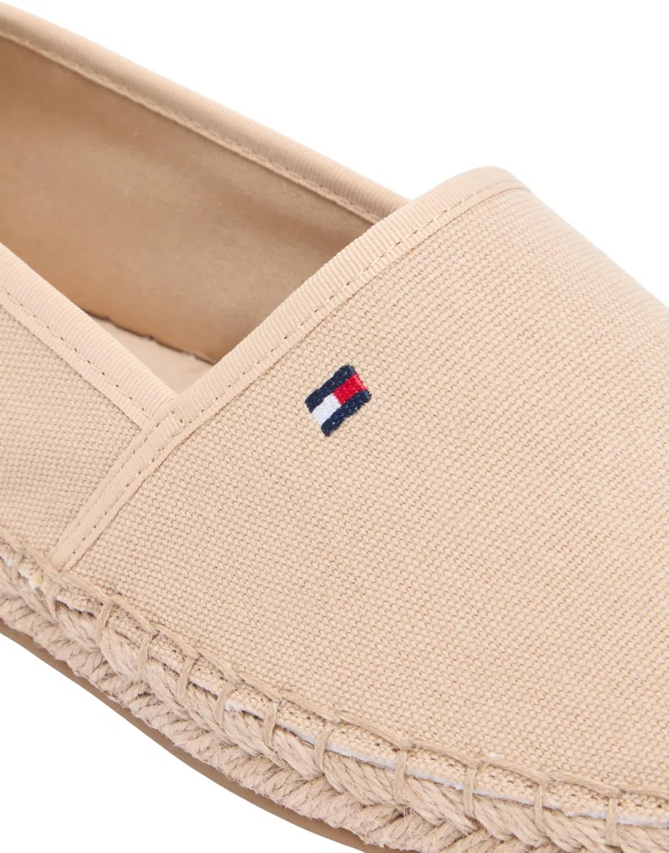 Tommy Hilfiger Alpargatas Mujer Essential Flag Canvas con Logotipo
