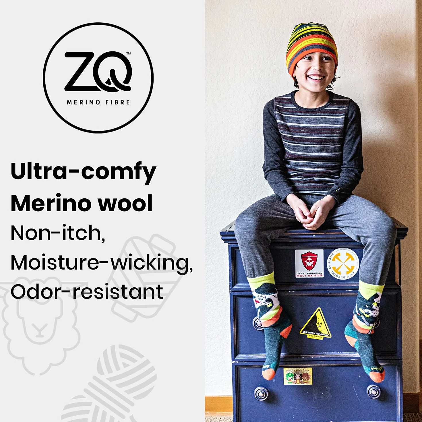 Smartwool Wintersport Full Cushion Mountain Calcetines Unisex niños (Pack de 1)