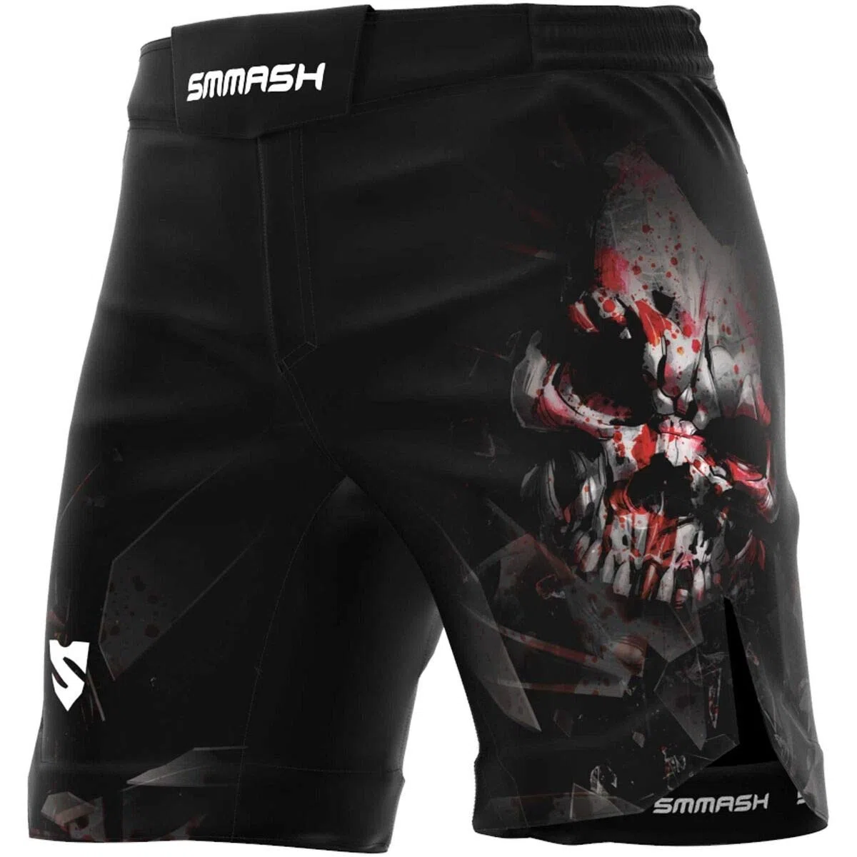 SMMASH Pantalones Cortos Hombre para Artes Marciales Kickboxing Boxeo Muay Thai Deportivos De Combate Choker