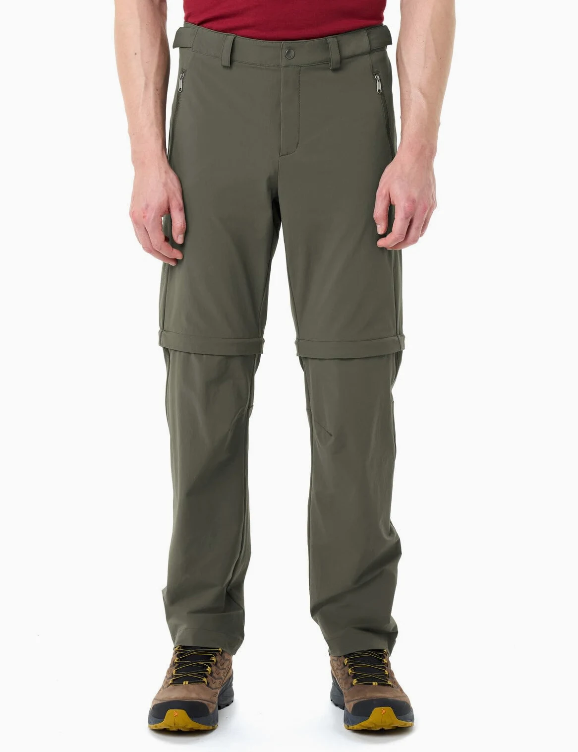 VAUDE Men's Farley Stretch T-Zip Pants III - Pantalón Hombre