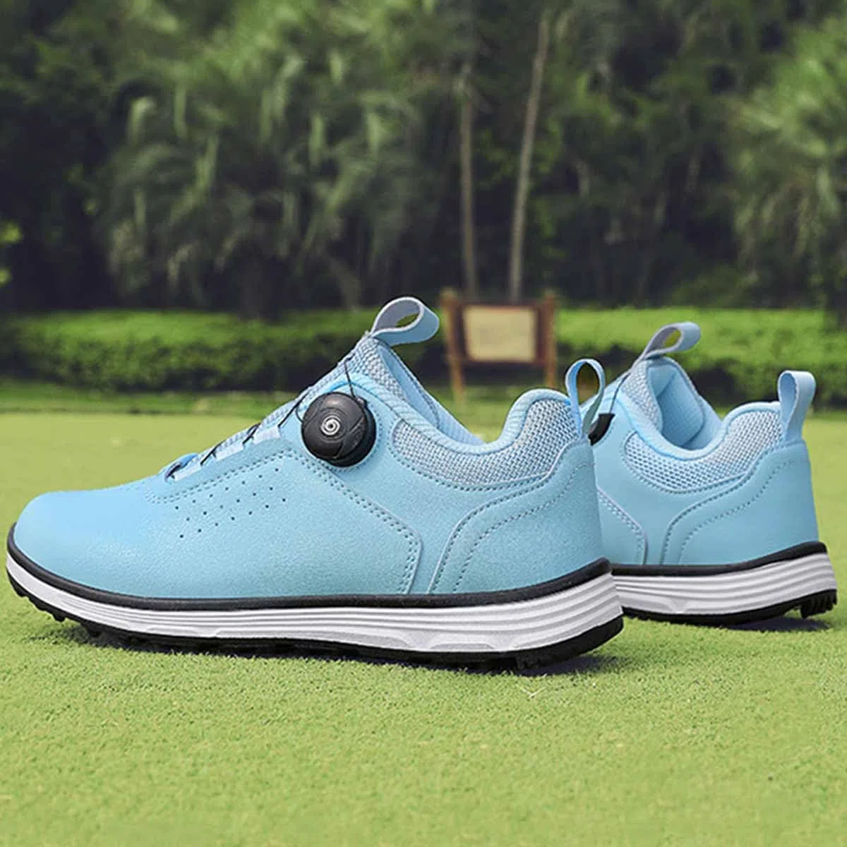 Zapatos de Golf para Mujer, Impermeables, sin Tacos