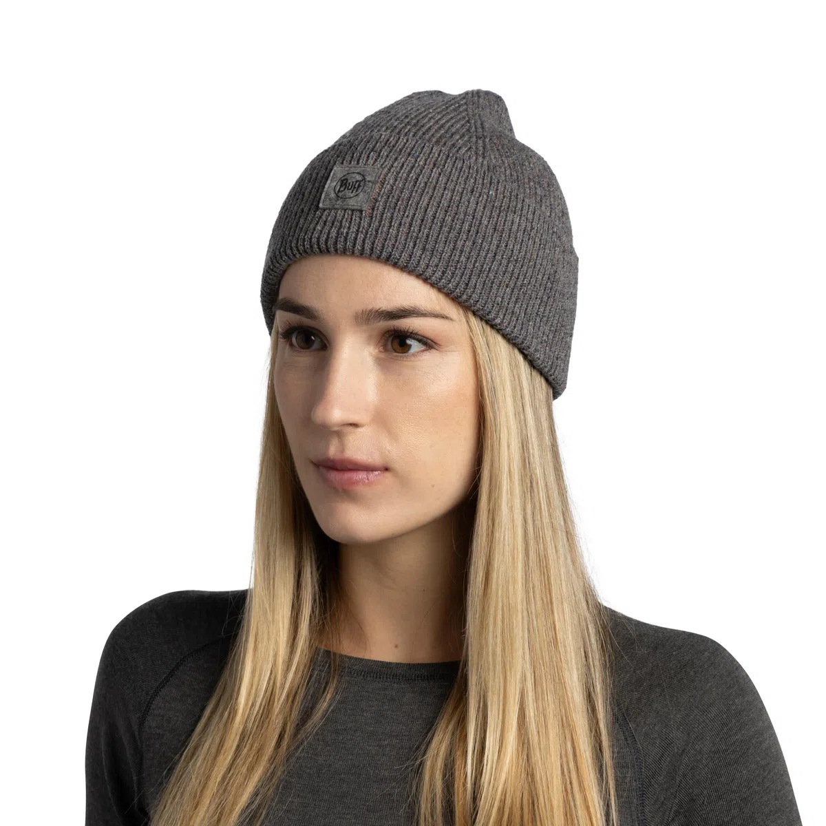 Buff| Gorro Knitted Frio Extremo, Practico, Versatil, Moda, Aislamiento Termico, Comodo Hombre Mujer Talla única Gris