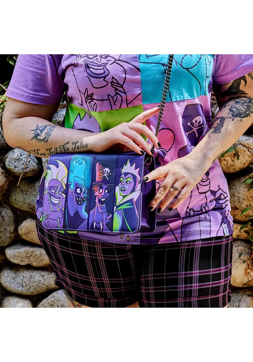 Loungefly Disney Villains In The Dark - Bandolera