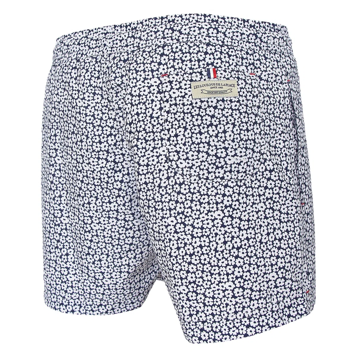 Bañador para Hombre Natación, Diseño de Flores, Color Azul y Blanco - Montauk 800, Azul, XXL