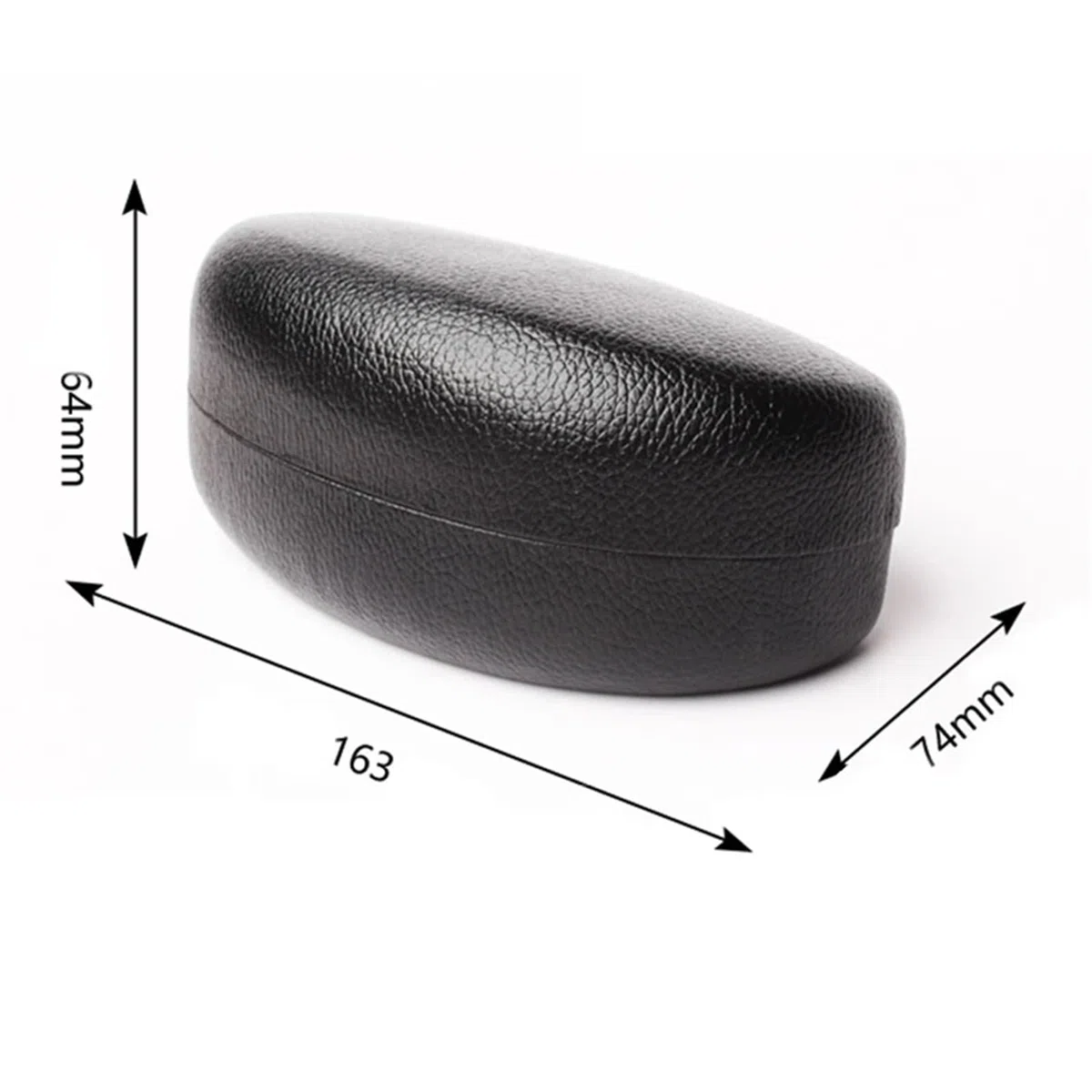 Estuche for gafas de sol, estuche portátil for con cremallera dura, paquete viaje, 2 uds Para Mujer