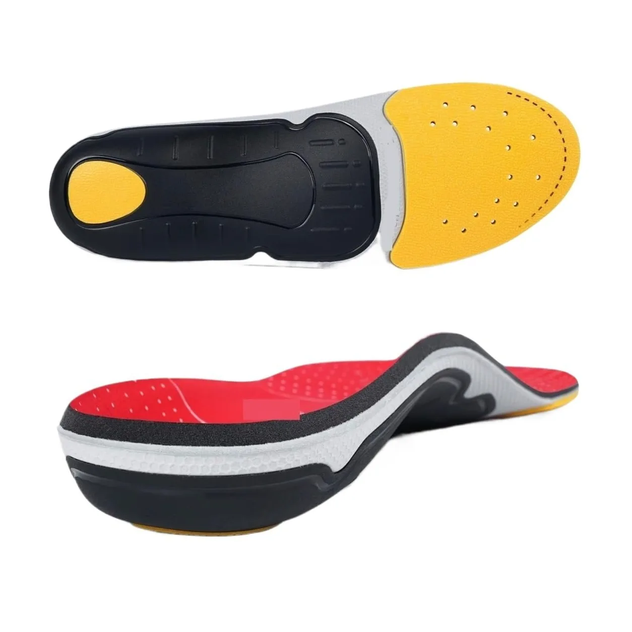 Plantillas Ortopédicas Plantillas ortopédicas for pies planos, plantilla con soporte for arco, ortesis Plantar, inserciones for el dolor en talón, botas, zapatillas, hombres y mujeres