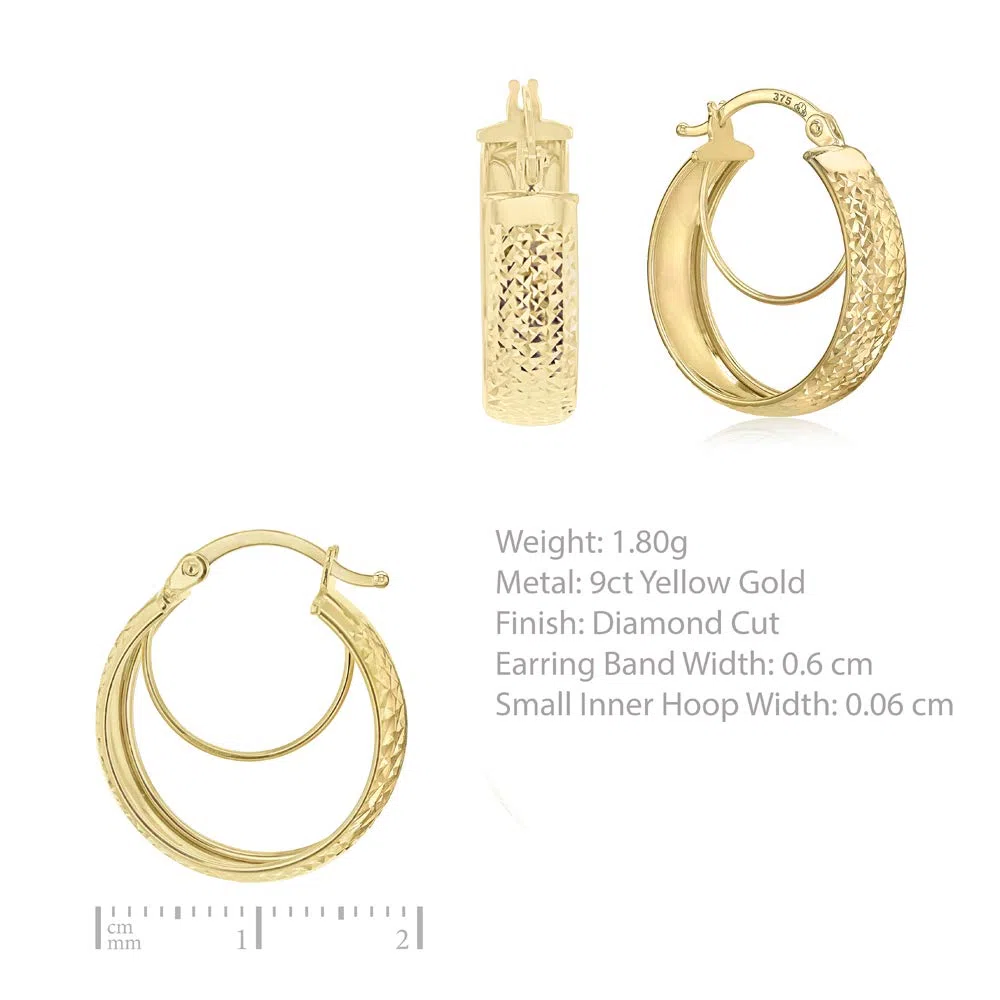 Pendientes de mujer con oro 9K (375)