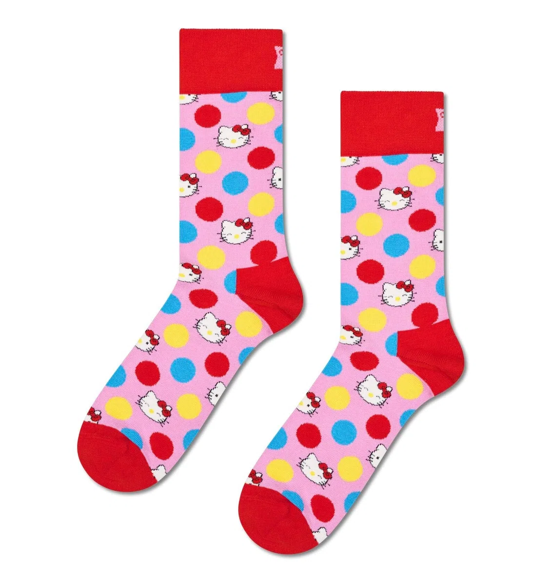 Happy Socks Calcetines de Hello Kitty – Calcetines de colores de algodón con motivos de Hello Kitty, 36-40 y 41-46