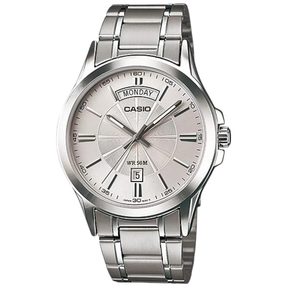 CASIO MTP-1381D-7AVDF - Reloj analógico, Hombre, Color Plata