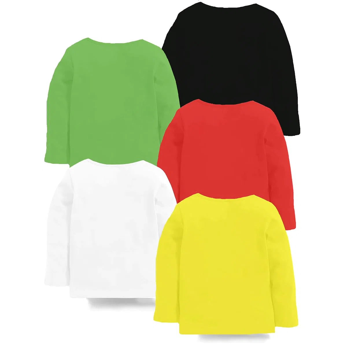 Kuchipoo Camiseta de manga larga para niño de algodón de ajuste regular, Multi 1, 9-10 Años