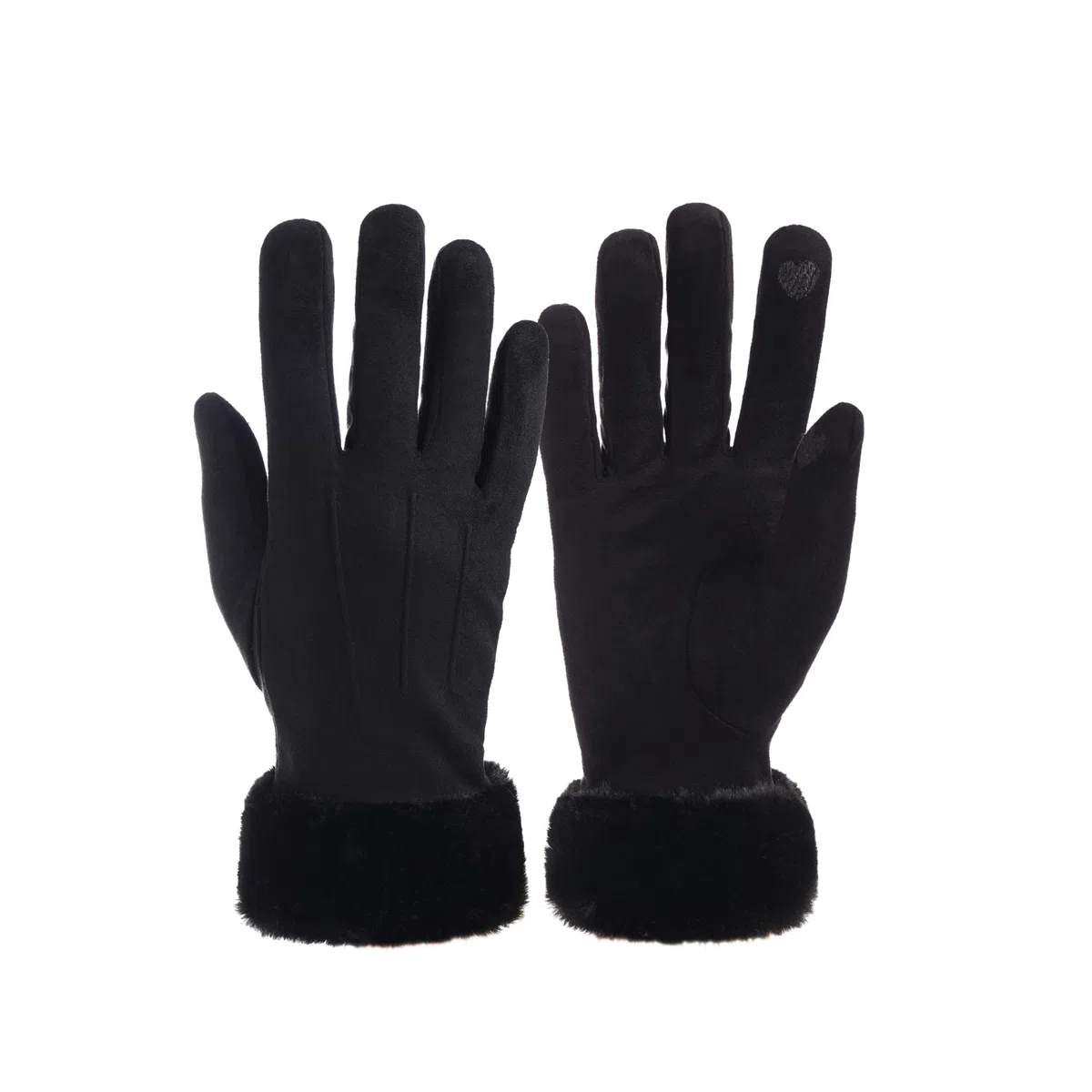 Aoomzoon Guantes de invierno para mujer, guantes de forro polar elástico con pantalla táctil, forro de punto térmico, guantes cálidos para clima frío