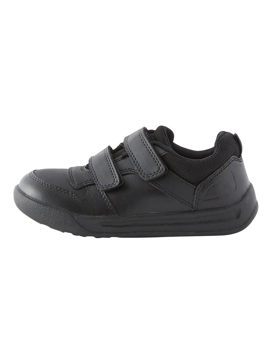 NEXT Niños Zapatillas de Deporte Escolares con Dos Tiras de Cierre con un Toque