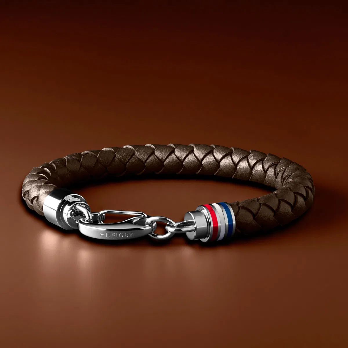 Tommy Hilfiger Jewelry Pulsera de Cuero Trenzado para Hombre - Disponible en Color Marrón o Negro