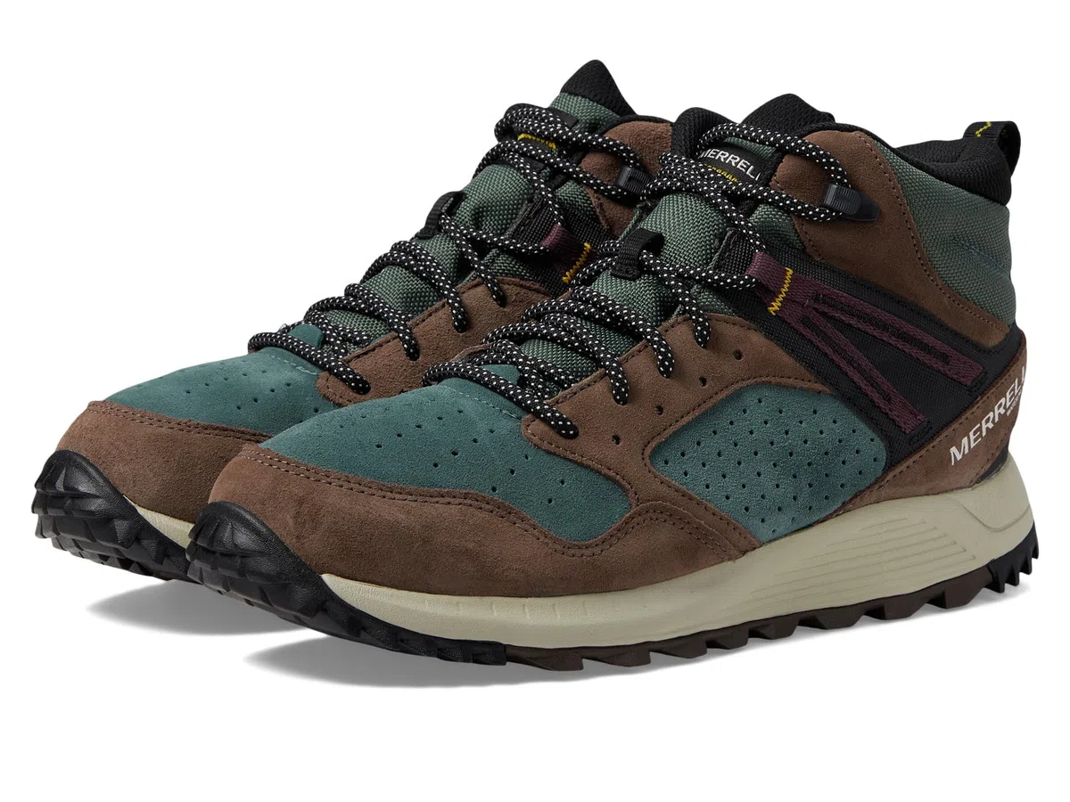Merrell Wildwood Mid Cuero Impermeable Botas para senderismoHombre