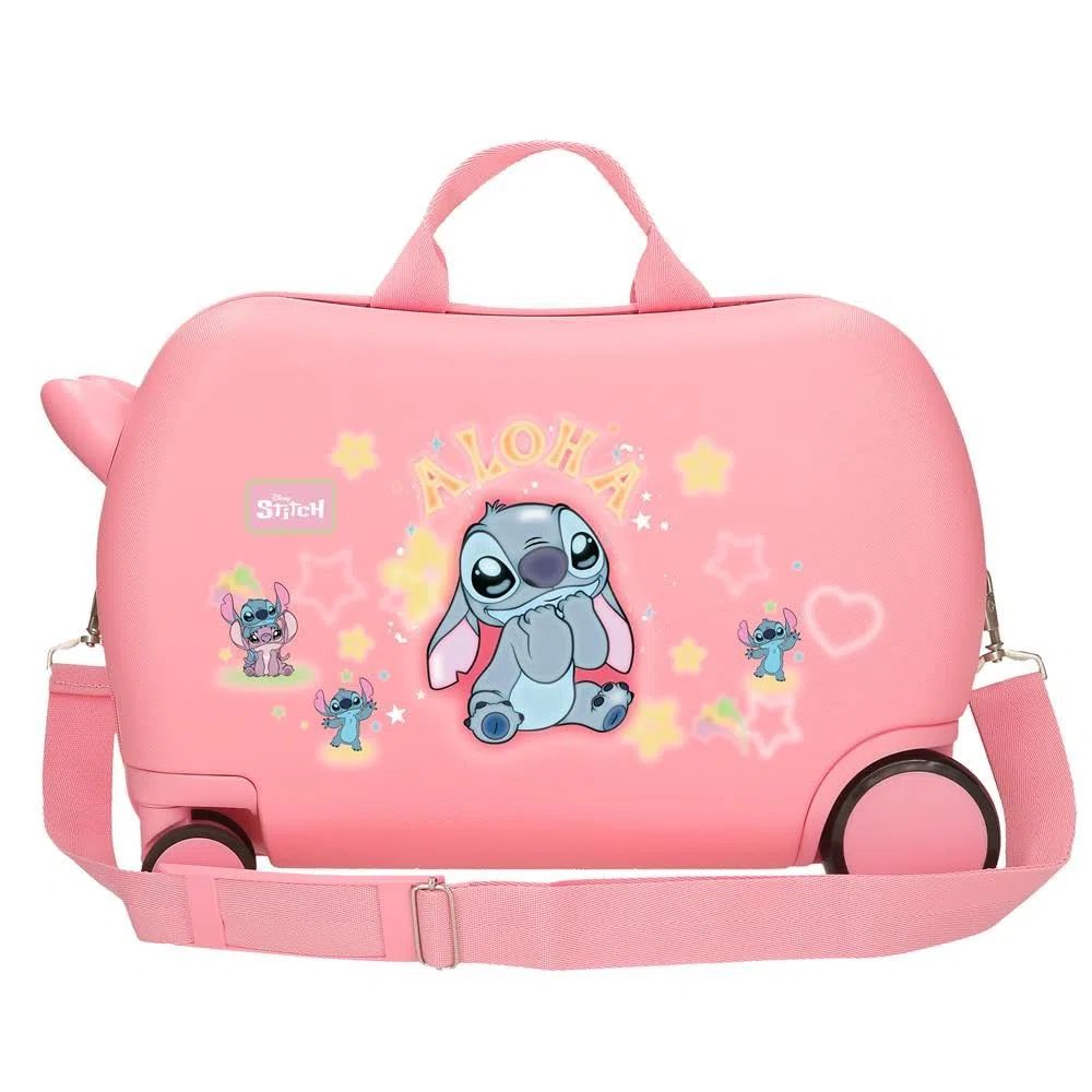 Joumma Disney Stitch You&Me Maleta Infantil Rosa 45x31x20 cms Rígido 1,8 kgs ABS 1,8 kgs 24,6L Equipaje de Mano