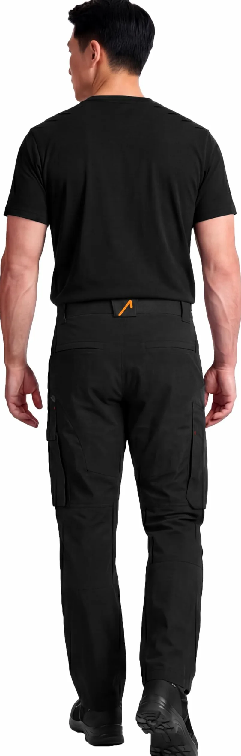 ACE Constructor Pantalones híbridos Largos de Trabajo para Hombre: Pantalones Cargo para Exteriores con Cordura y Cintura elástica para Hombre - 44 a 66