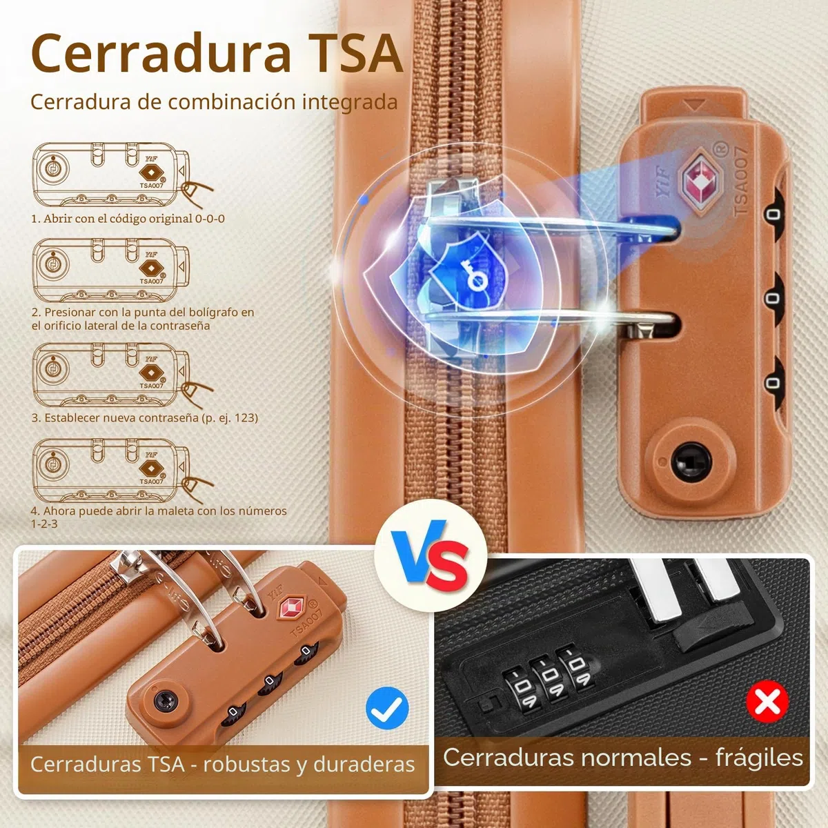 COOLIFE Juego Maletas 6 Piezas 16''20''24''28'',268L ABS+PC, Cerradura TSA | 4 Maletas, Bolsa de Viaje Expandible & Bolsa de Aseo – Ideal para Viajes en Familia, Vacaciones Largas & Solución Completa
