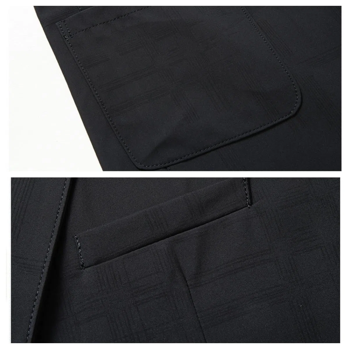 Chaqueta Vestir Hombre,Chaqueta De Traje Informal para Hombre, Talla Grande, Cómoda, Ajustada, Color Liso, Manga Larga, Dos Botones, Ligera, para Boda, Graduación, Esmoquin.
